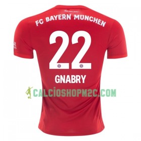 Bayern Monaco Serge Gnabry 22 Maglia Prima 2019/2020 Manica Corta
